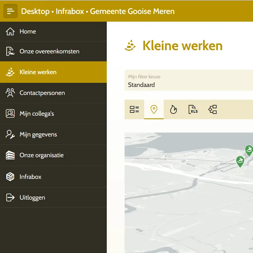De gemeente Gooise Meren zocht een slimme oplossing voor het beheren van onderhoud aan bestrating en riolering.