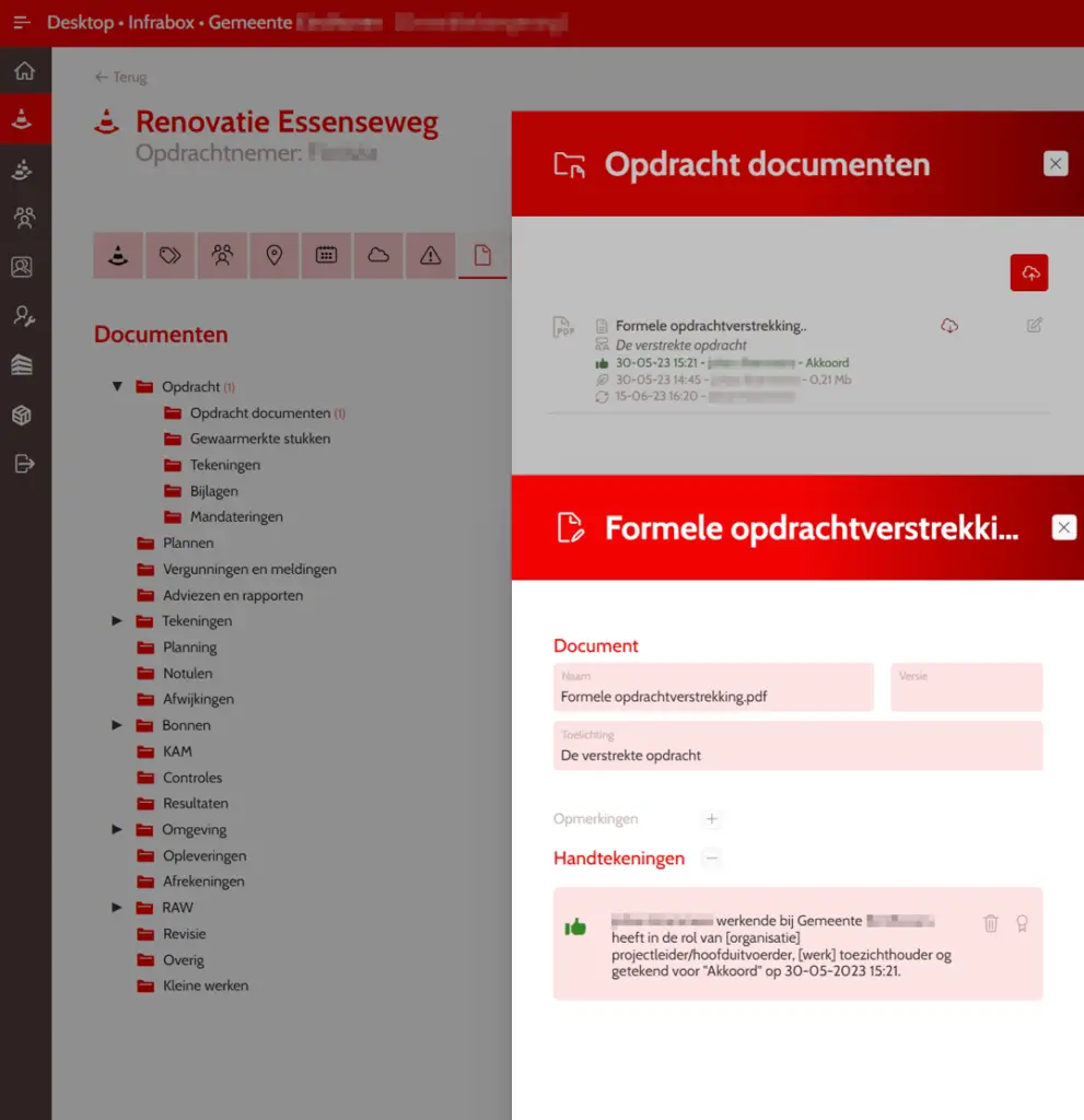 Civiele projecten beheren - aannemer